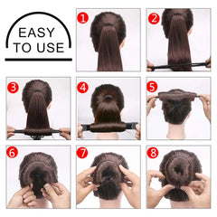 Alileader New Donut Headband Women Hair Accessories Girl Magic Hair Magic DIY Tool Bun Maker Sweet French Dish Made Hair Band