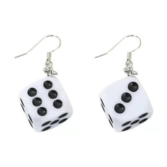 Hip Hop Dice Earrings